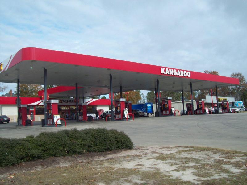 Kangaroo gas station brand conversion by Centerline Group
